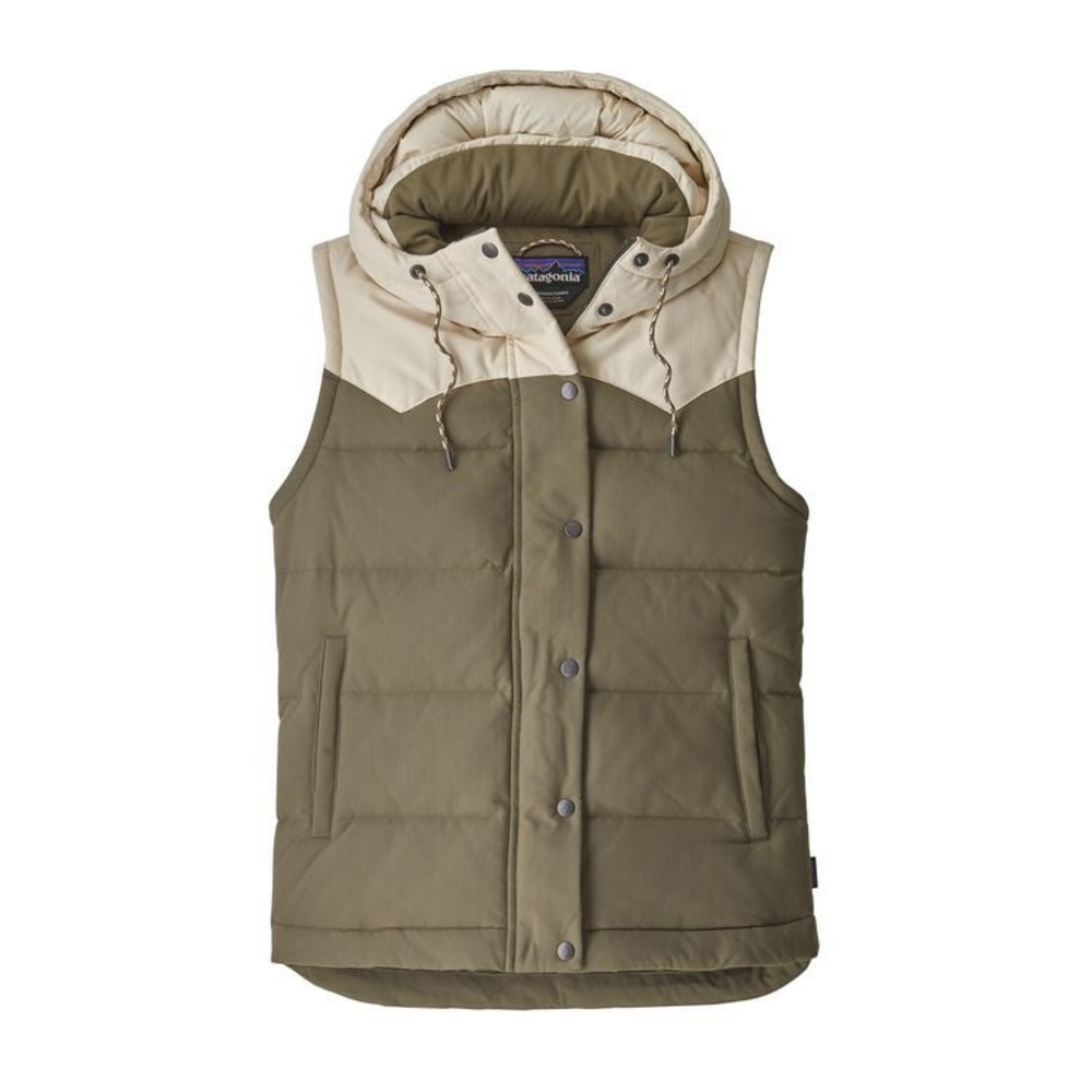 Patagonia Bivy Hooded Down Vest in Sage Khaki
